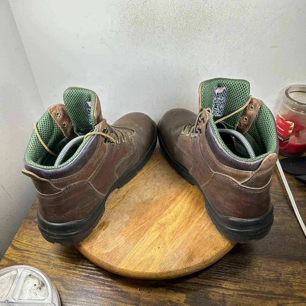 Red Wing Shoes 435 Mens 11.5 H Brown Leather Waterproof EH Boots ASTM F2892-18